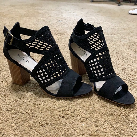 JustFab caged heel sandal - Picture 1 of 1